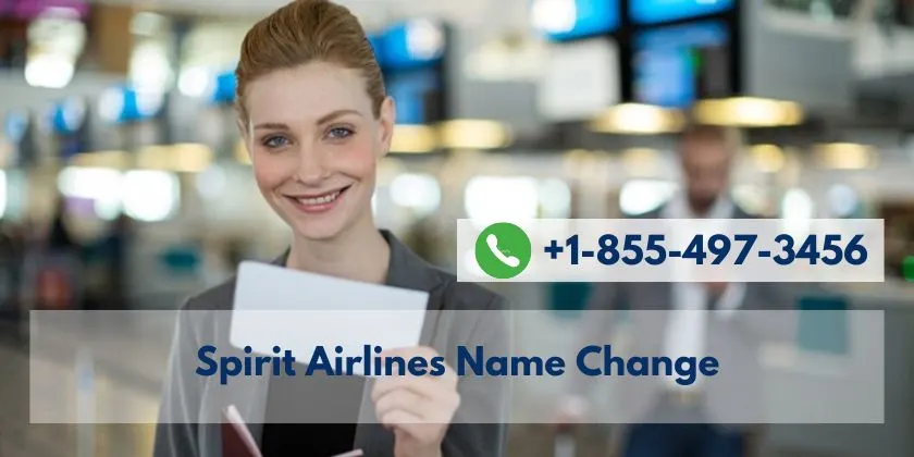 Name Change on Spirit Airlines Tickets